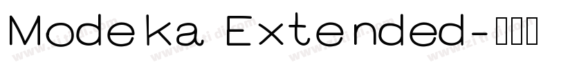Modeka Extended字体转换